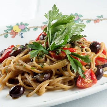 Terrazza Brunella signature dishes Spaghetti with Clams
Grilled Sea Bass
Caprese Salad